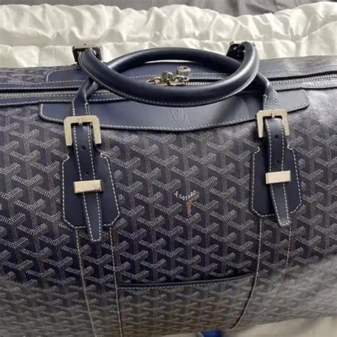 goyard grey bag|goyard overnight bag.